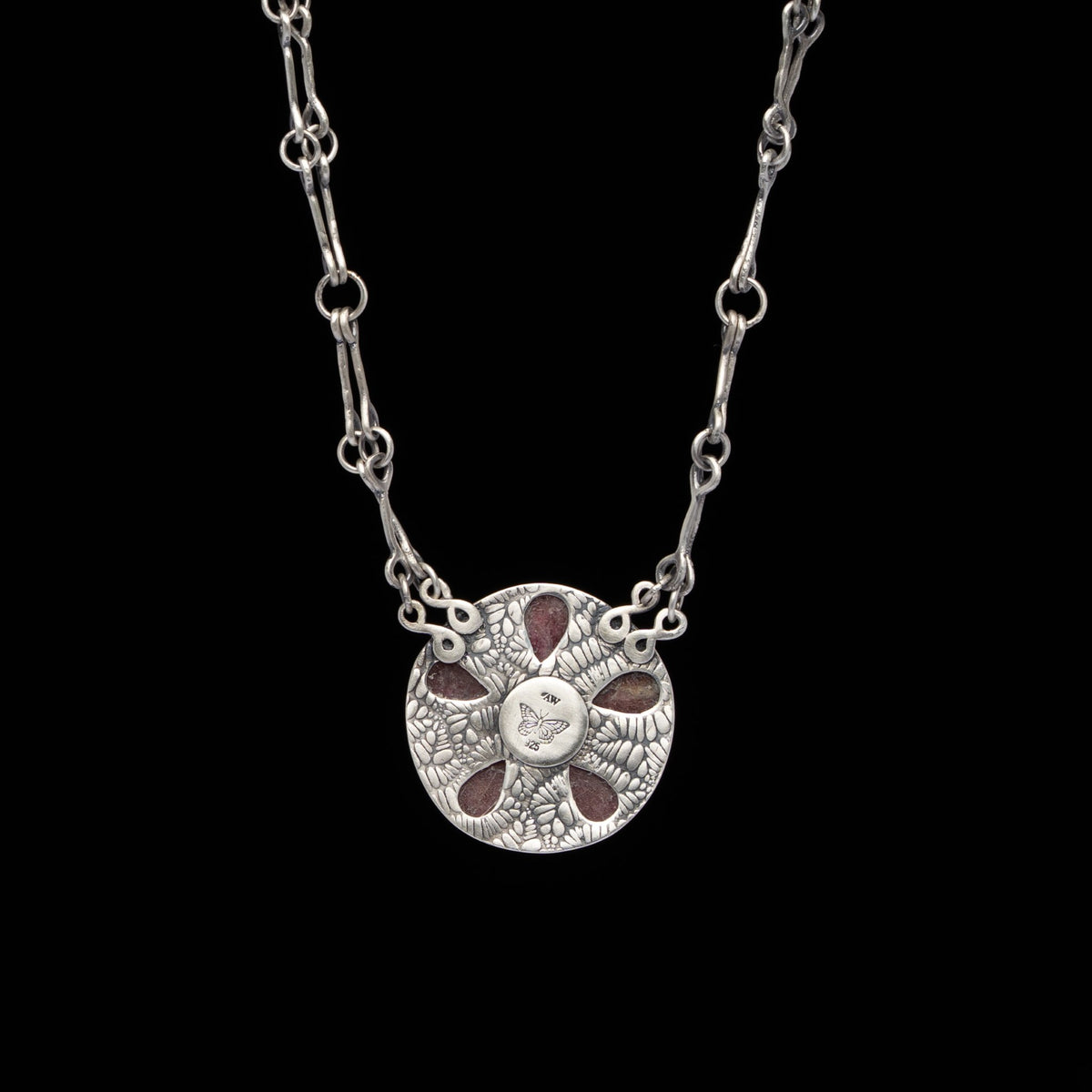 Tourmaline Handmade Chain Necklace
