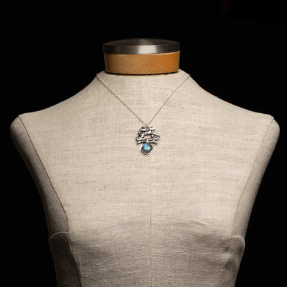 Labradorite Branch Necklace