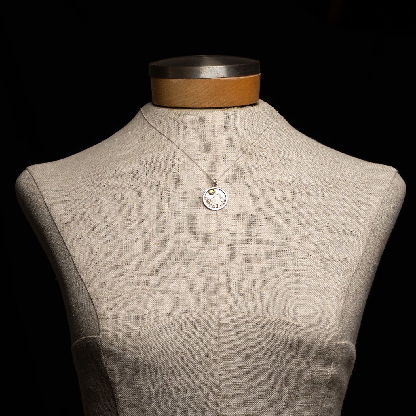 Peridot Mountain Necklace