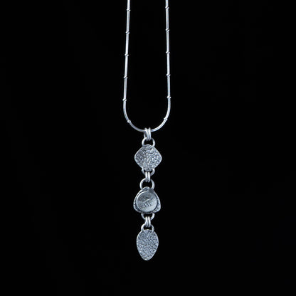 Moonstone Dream Dangle Silver Necklace