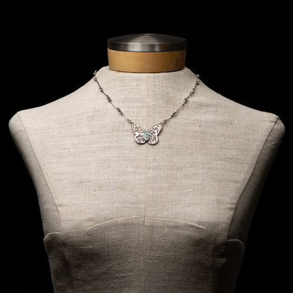 "FLY" Opal Butterfly Necklace