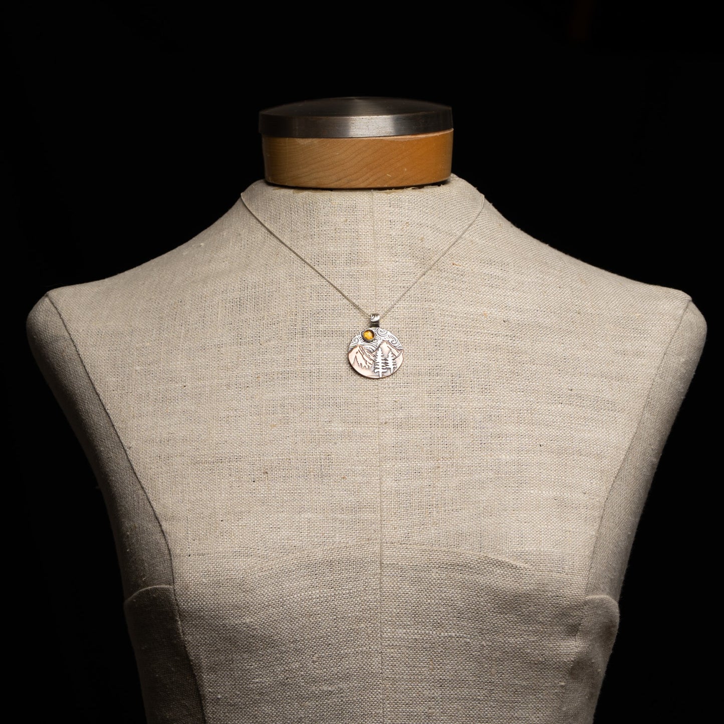 Citrine Mountain Necklace