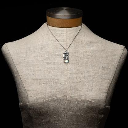 Abalone Silver Necklace