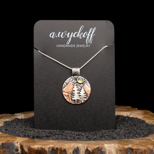 Mountain Peridot Necklace