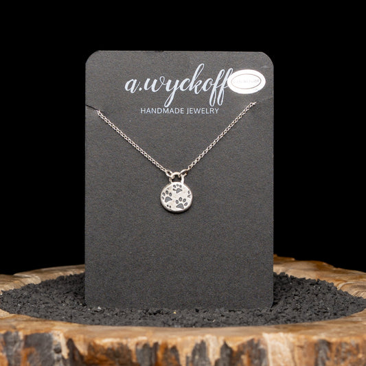 Dog Paw Dainty Necklace
