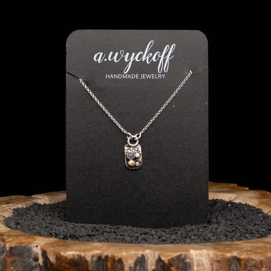 River Rock Moonstone Necklace