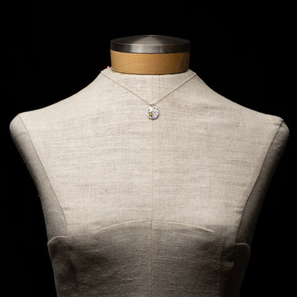 Monstera Citrine Necklace