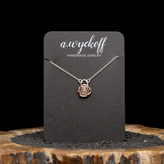 Copper Rose 18" Necklace