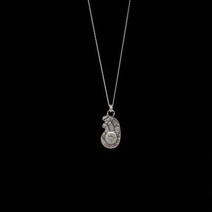 Moonstone Baby Quail Necklace