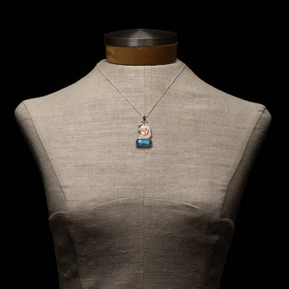 Labradorite Quail Necklace