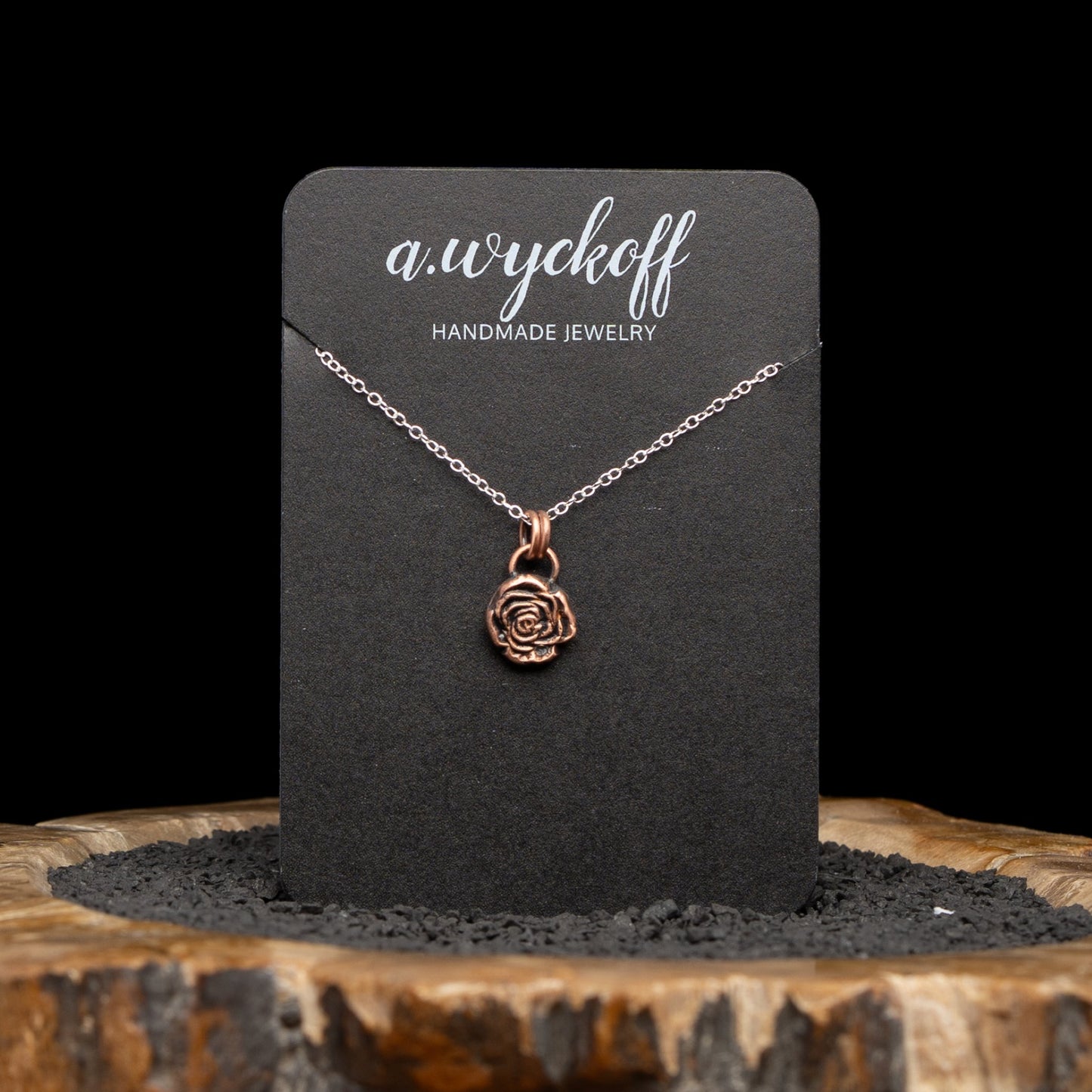 Copper Rose 18" Necklace