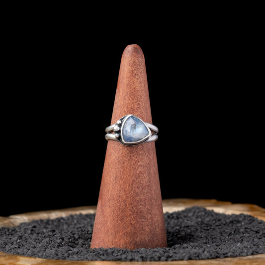 Moonstone Silver Ring sz 8