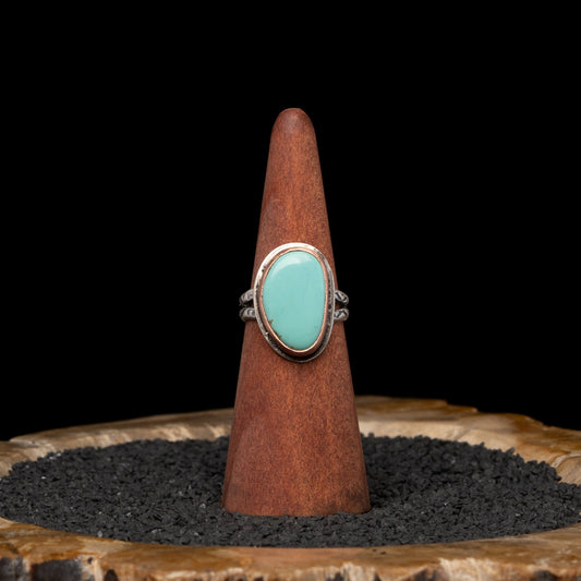 Turquiose Silver Ring sz 9.5
