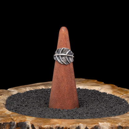 Sage Silver Ring sz 6