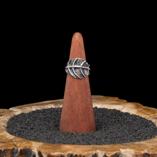 Sage Silver Ring sz 6