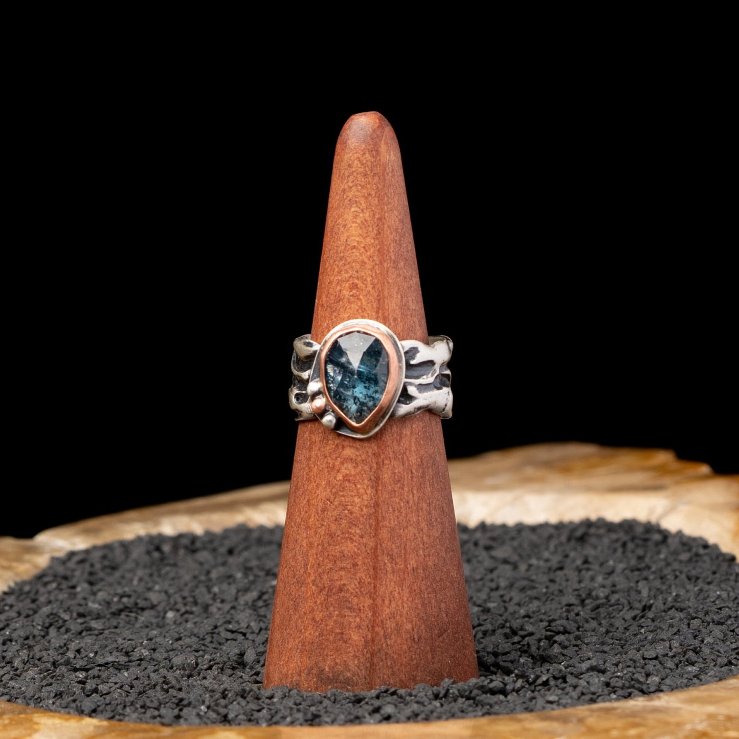 Kyanite Silver Ring sz 9