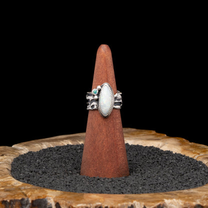 Double Opal Ring sz 8