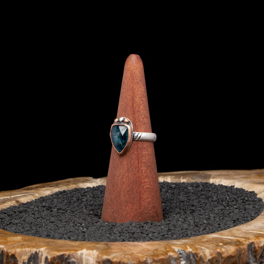 Kyanite Silver Ring sz 9.5