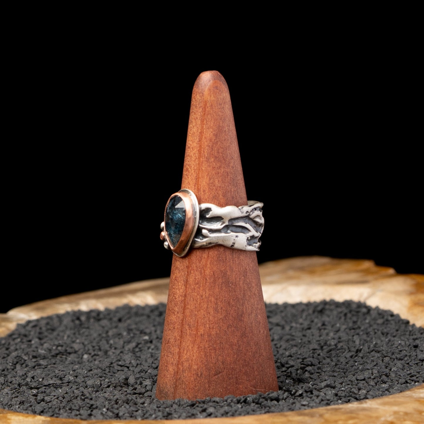 Kyanite Silver Ring sz 9