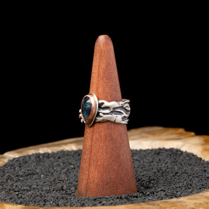 Kyanite Silver Ring sz 9