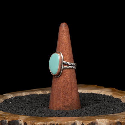 Turquiose Silver Ring sz 9.5