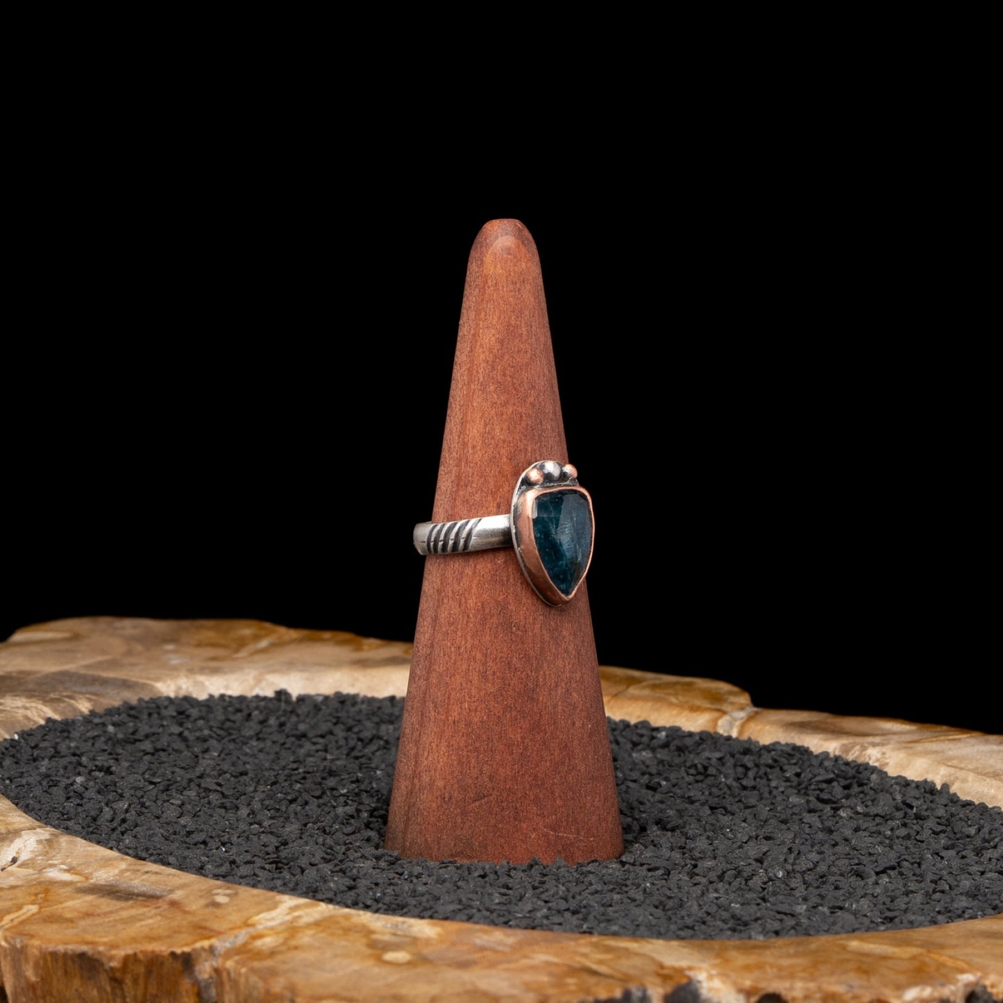 Kyanite Silver Ring sz 9.5