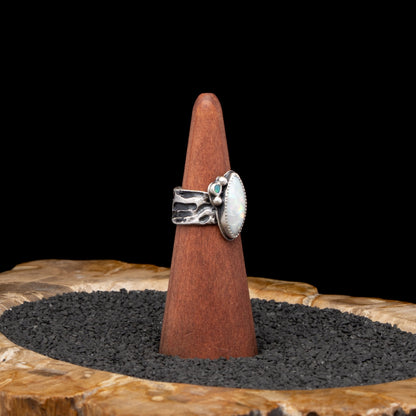 Double Opal Ring sz 8