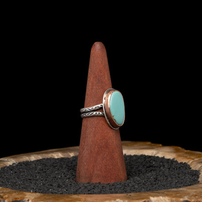 Turquiose Silver Ring sz 9.5