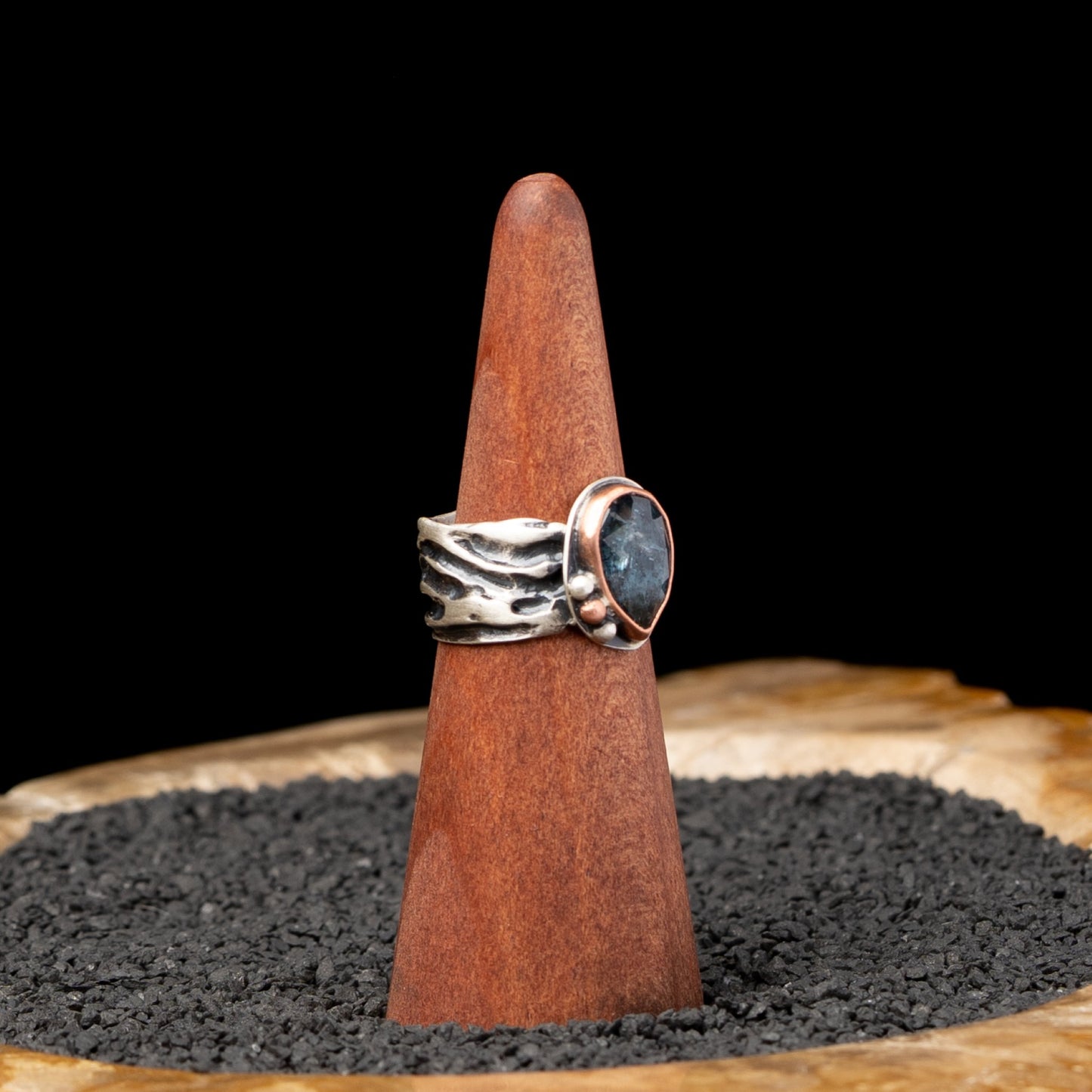 Kyanite Silver Ring sz 9