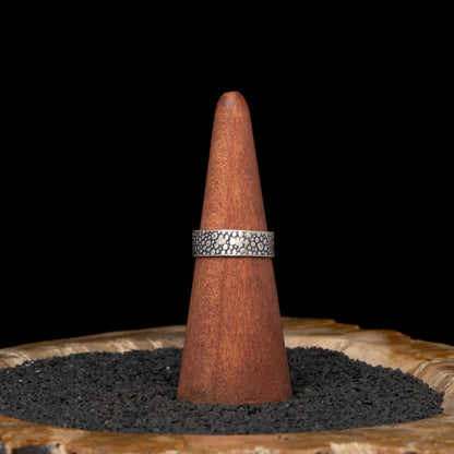 River Rock Ring with Peridot sz 9.5