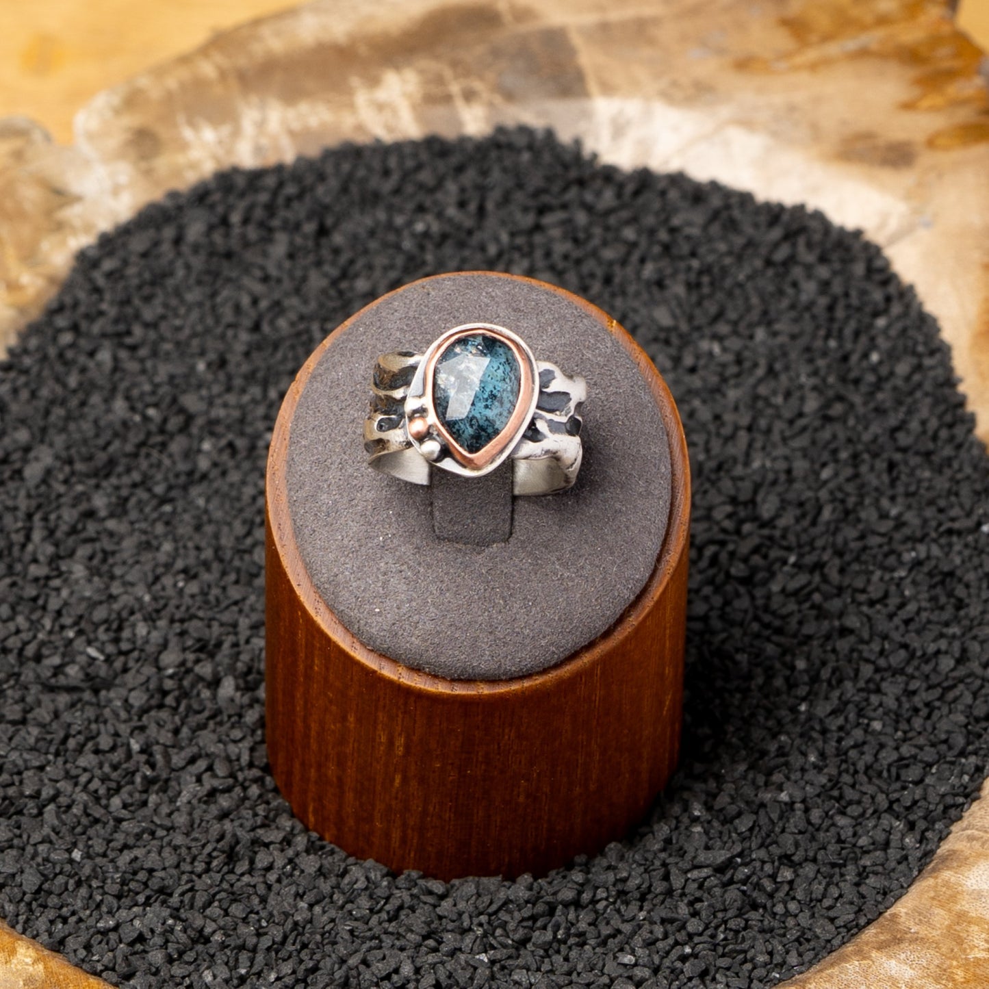 Kyanite Silver Ring sz 9