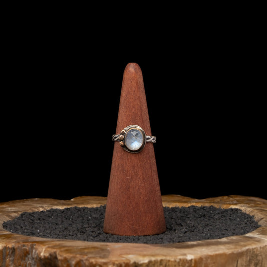 Moonstone Silver Ring sz 8