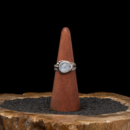 Moonstone Silver Ring sz 9
